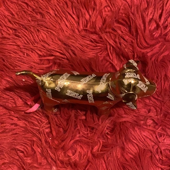 2014 “PINK” Victoria Secret gold stuffed dog - Picture 4 of 5